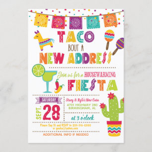Taco Bout en Nyare adress inbjudan till uppvärmnin
