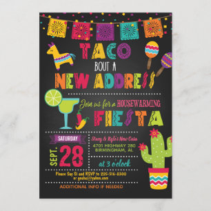 Taco Bout en Nyare adress inbjudan till uppvärmnin