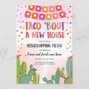Taco Bout: ett nytt hus, Party Fiesta Inbjudningar