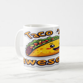 Taco "Bout Fantastisk - Roligt Foodie Quote Design Kaffemugg