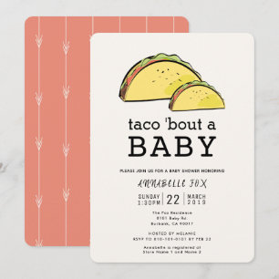 Taco Bout Fiesta Baby Shower Inbjudningar