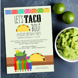 Taco "Bout Födelsedagsfest inbjudan