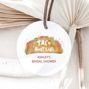Taco "Bout Kärlek Bröllop Möhippa Fiesta Gåvor Etiketter
