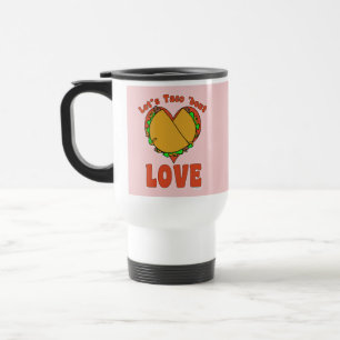 Taco Bout Kärlek Funny Food Tecknad Heart Design Resemugg