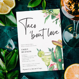 Taco Bout Kärlek Mexikanska Möhippan Inbjudningar