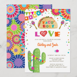 Taco Bout Love Fiesta Parbröllopsinbjudan Inbjudningar
