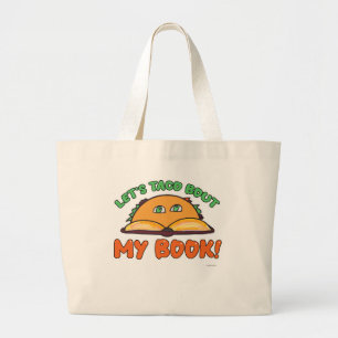 Taco Bout My Bok Author Promotion Tecknad Jumbo Tygkasse