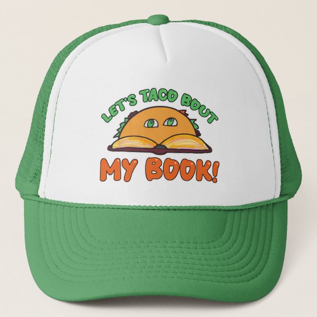 Taco Bout My Bok Funny Writer-befordringar Keps (Framsida)