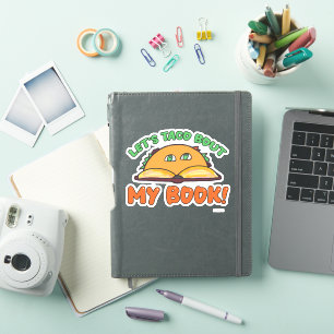 Taco Bout My Bok munter art Klistermärken