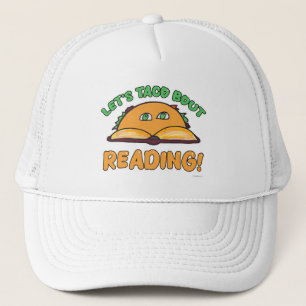 Taco Bout Reading Roligt Tecknad Bok Art Keps