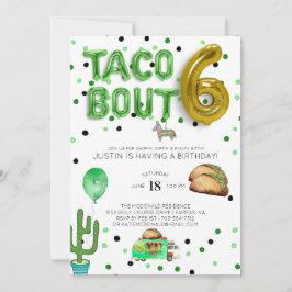 Taco Bout Sex | Sjätte födelsedagsinbjudan Inbjudningar