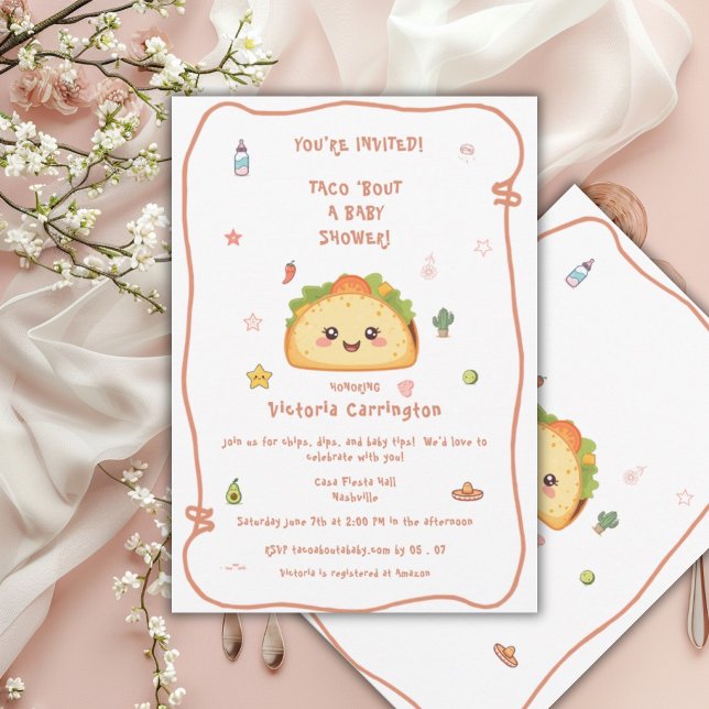 Taco ‘Bout Söt Bebis-Babyshower Inbjudningar (Skapare uppladdad)