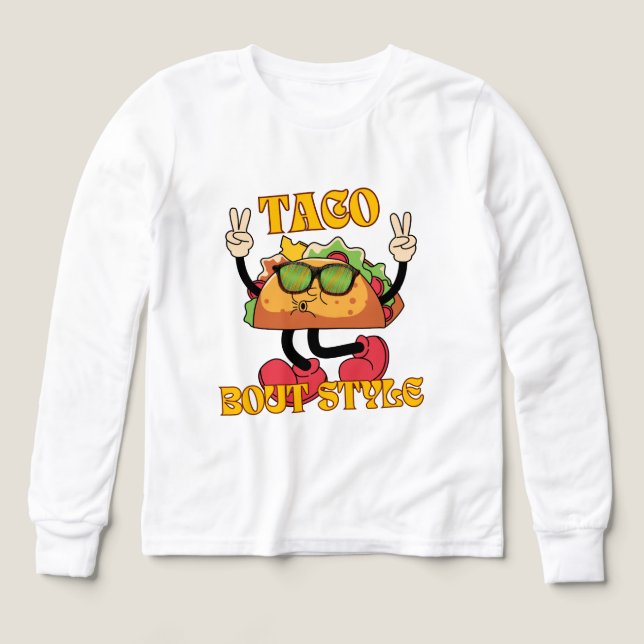 Taco Bout Stil T Shirt (Design framsida)