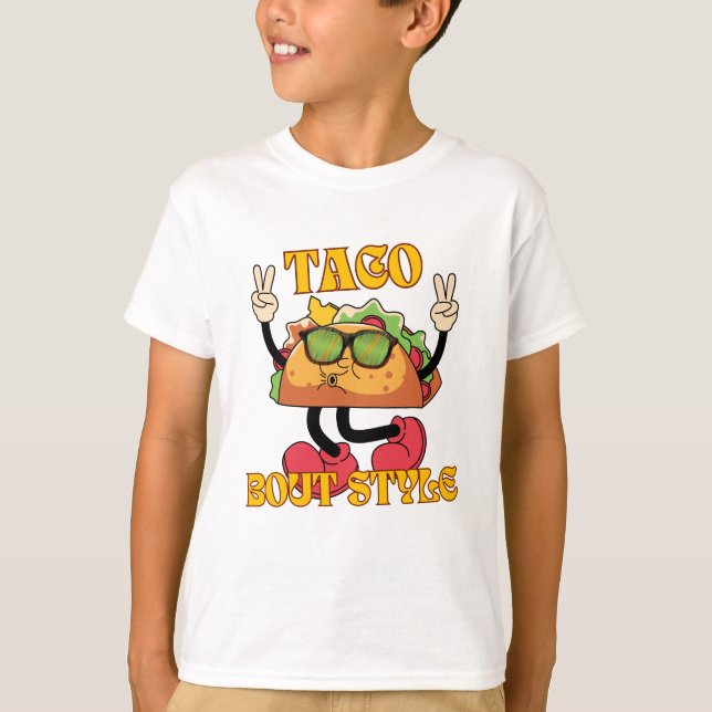 Taco Bout Stil T Shirt (Framsida)