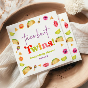 Taco Bout-Twillingar! Fiesta Baby Shower Pappersservett