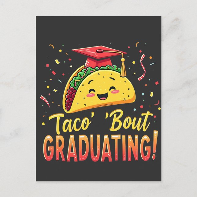 Taco 'Bout Utexamens Utexamens Cinco De Mayo  Inbjudan Vykort (Framsida)