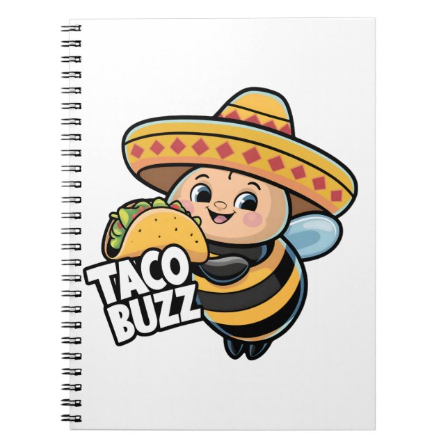 Taco Buzz Humla Anteckningsbok (Framsidan)