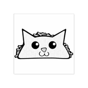 Taco Cat Character Stämpel