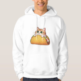 Taco Cat | Cute Kattunge i Taco | Puerfully Tasty Hoodie
