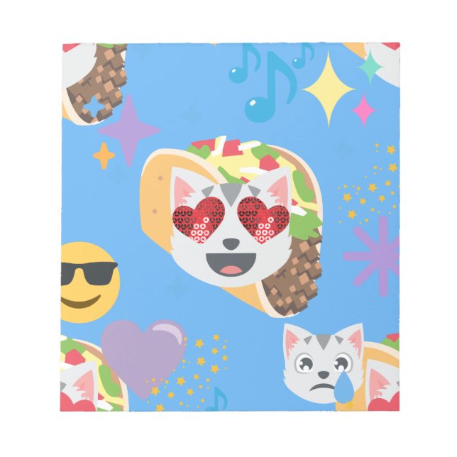 taco cat emoji anteckningsblock (Framsida)