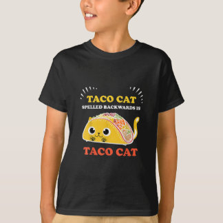 Taco Cat har stavats bakåt och är Taco Cat T Shirt