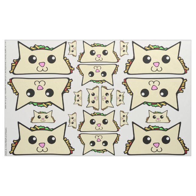 Taco Cat Klipp och Sew Kit Tyg (Yard)