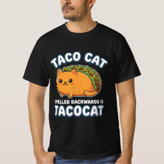 Taco Cat Linje Konst Estetisk Rolig Modern T-SHIRT