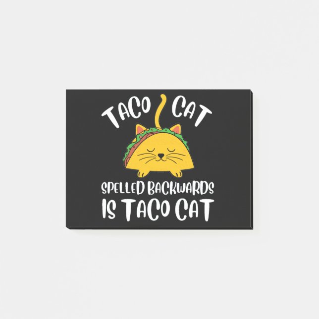 Taco Cat Post-it Block (Framsida)
