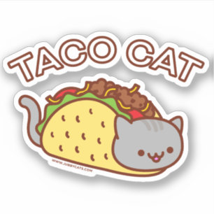 TACO CAT-stomme -"TACOCAT" Klistermärken