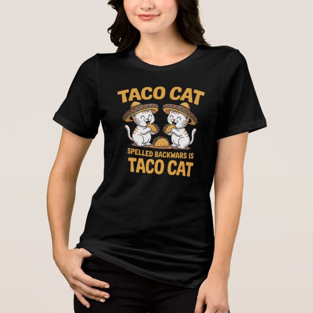 Taco Cat T Shirt (Framsida)