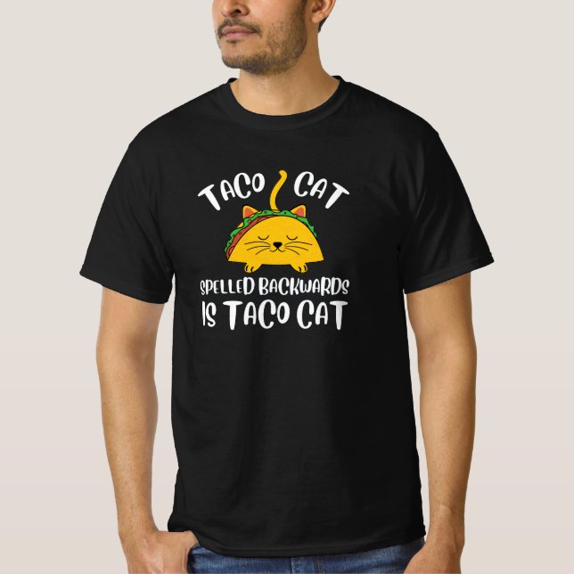 Taco Cat T-Shirt (Framsida)