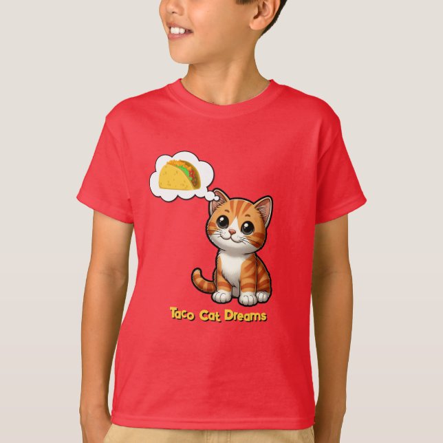 Taco Cat T Shirt (Framsida)