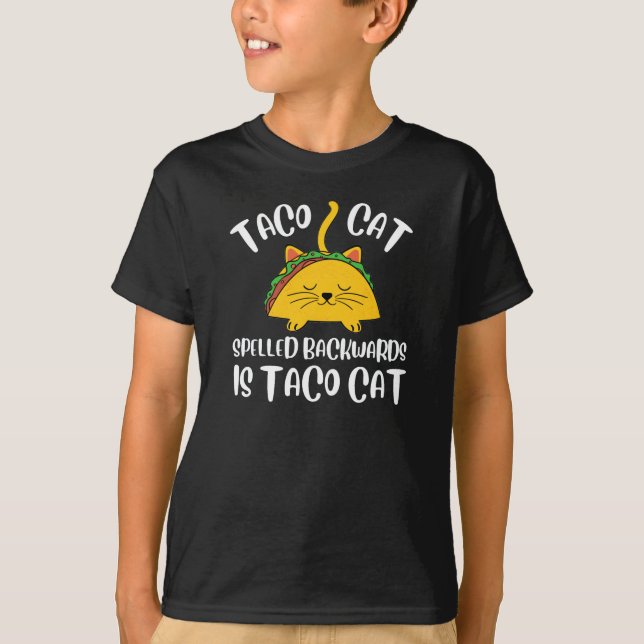 Taco Cat T-Shirt (Framsida)