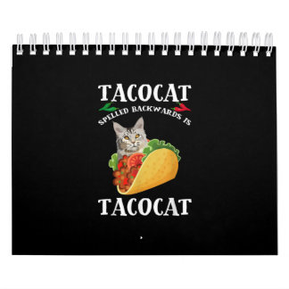 Taco & Cat - Tacocat stavad bakåt är takocat Kalender