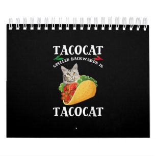 Taco & Cat - Tacocat stavat bakåt är Tacocat Kalender