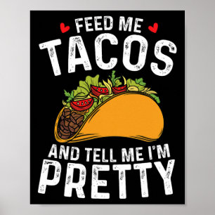 Taco Cinco De Mayo Funny Boys Girls Manar Women Me Poster