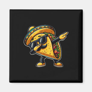 Taco Cinco De Mayo Funny Mexikanska Fars dag Magnet