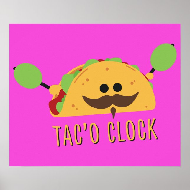 Taco Clock Poster (Framsidan)