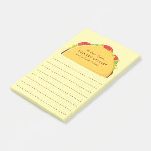 Taco Cute Kids Post-it Block