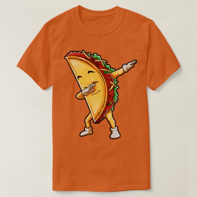 Taco Dabbing Mexican Food Älskare Mexiko Gifts T Shirt (Design framsida)