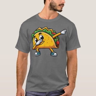 Taco Dabbing Snabbmat Kul vänner T Shirt