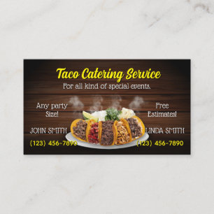 Taco Dervice Affärskort Visitkort