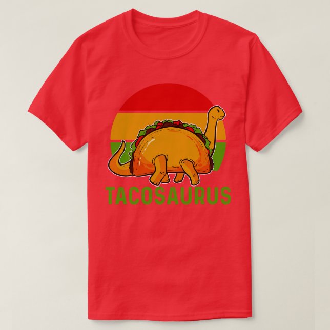 Taco Dinosaur T Shirt (Design framsida)