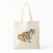Taco duckies tote bag