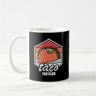 taco fan club retro tacos mexikansk mat kaffemugg