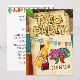 Taco-fest-inbjudan Inbjudningar