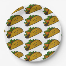 Taco-fest pappers tallrik
