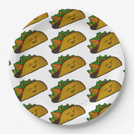 Taco-fest pappers tallrik