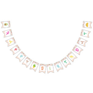 Taco  Fiesta "Grattis på födelsedagen" buntbande Vimplar