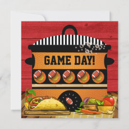 TACO FOOTBALL GAME DAY-inbjudan Inbjudningar